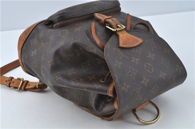 Authentic Louis Vuitton Monogram Montsouris MM Backpack M51136 LV J0254