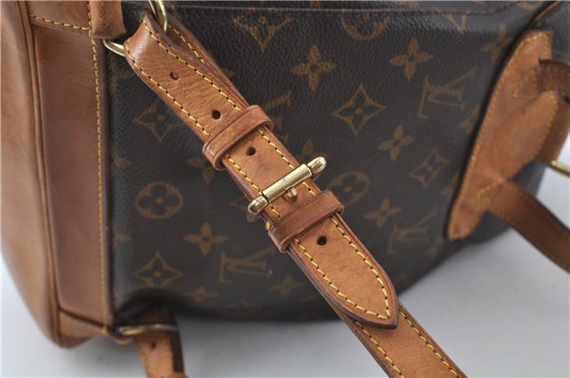 Authentic Louis Vuitton Monogram Montsouris MM Backpack M51136 LV J0254
