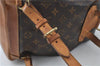 Authentic Louis Vuitton Monogram Montsouris MM Backpack M51136 LV J0254