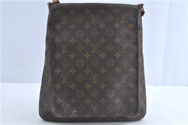 Authentic Louis Vuitton Monogram Musette Shoulder Cross Body Bag M51256 LV J0268
