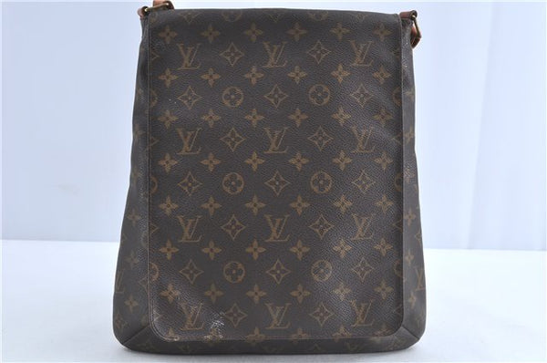 Authentic Louis Vuitton Monogram Musette Shoulder Cross Body Bag M51256 LV J0268