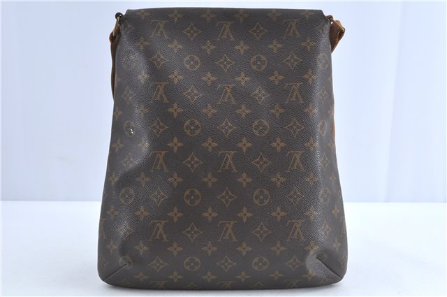 Authentic Louis Vuitton Monogram Musette Shoulder Cross Body Bag M51256 LV J0268