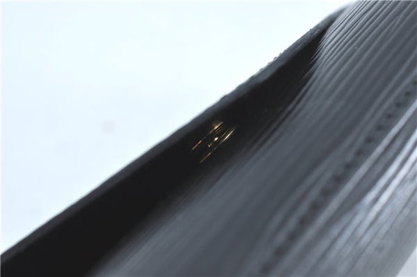 Authentic Louis Vuitton Epi Arts Deco Clutch Bag Black M52632 LV J0281