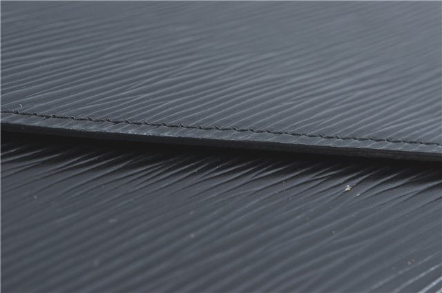 Authentic Louis Vuitton Epi Arts Deco Clutch Bag Black M52632 LV J0281