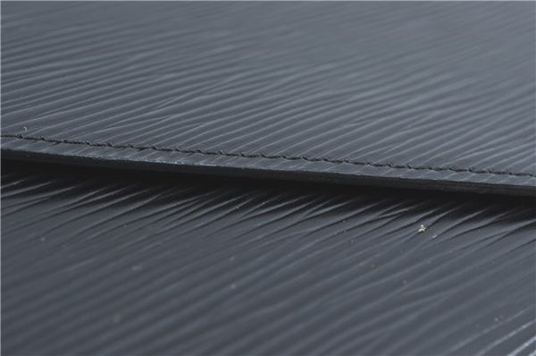 Authentic Louis Vuitton Epi Arts Deco Clutch Bag Black M52632 LV J0281