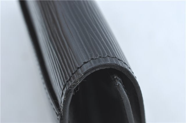 Authentic Louis Vuitton Epi Arts Deco Clutch Bag Black M52632 LV J0281