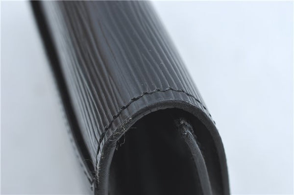 Authentic Louis Vuitton Epi Arts Deco Clutch Bag Black M52632 LV J0281