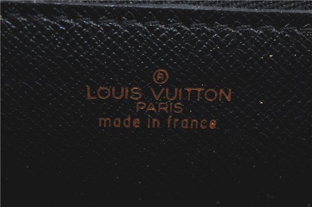 Authentic Louis Vuitton Epi Arts Deco Clutch Bag Black M52632 LV J0281