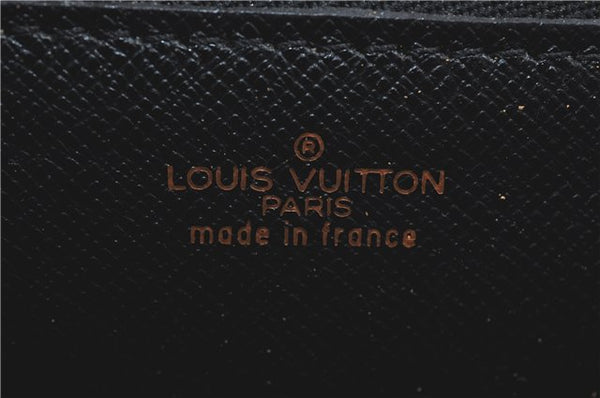 Authentic Louis Vuitton Epi Arts Deco Clutch Bag Black M52632 LV J0281