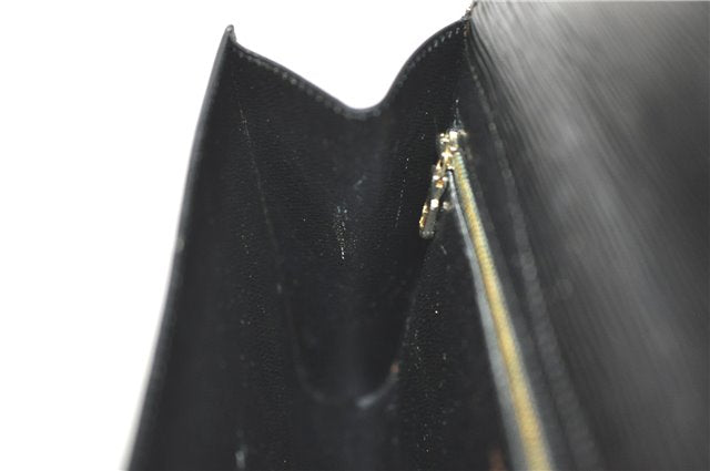 Authentic Louis Vuitton Epi Arts Deco Clutch Bag Black M52632 LV J0281