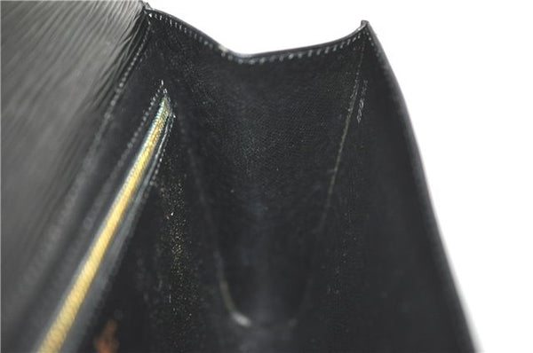 Authentic Louis Vuitton Epi Arts Deco Clutch Bag Black M52632 LV J0281