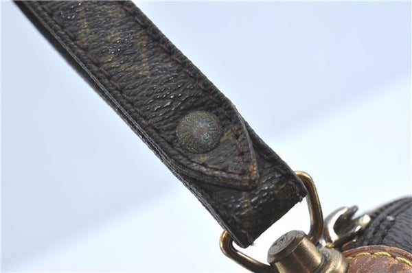 Auth Louis Vuitton Monogram Marly Dragonne PM Clutch Hand Bag M51827 LV J0287