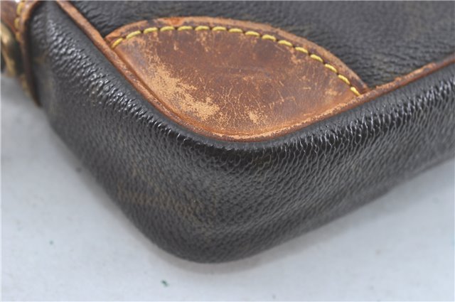 Auth Louis Vuitton Monogram Marly Dragonne PM Clutch Hand Bag M51827 LV J0287