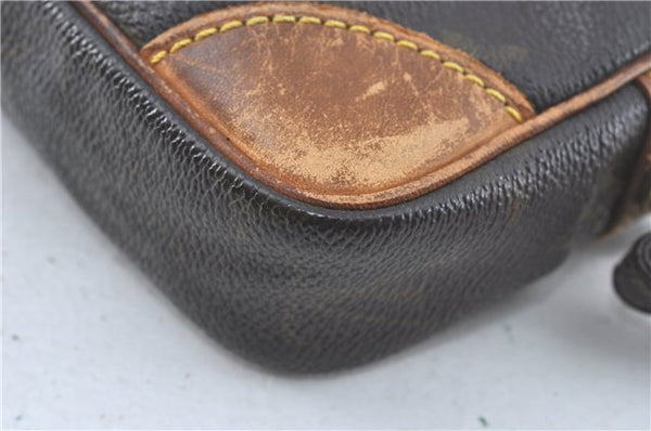 Auth Louis Vuitton Monogram Marly Dragonne PM Clutch Hand Bag M51827 LV J0287