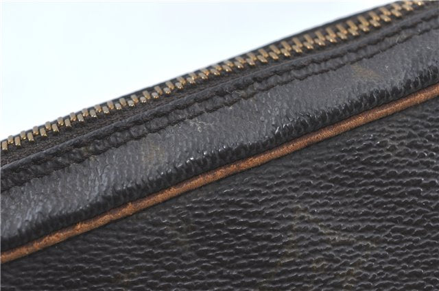 Auth Louis Vuitton Monogram Marly Dragonne PM Clutch Hand Bag M51827 LV J0287