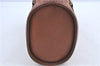 Authentic Burberrys Vintage Leather Shoulder Boston Bag Brown J0294