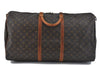 Auth Louis Vuitton Monogram Keepall Bandouliere 60 Boston Bag M41412 LV J0302