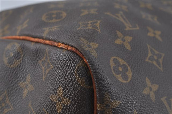 Auth Louis Vuitton Monogram Keepall Bandouliere 60 Boston Bag M41412 LV J0302