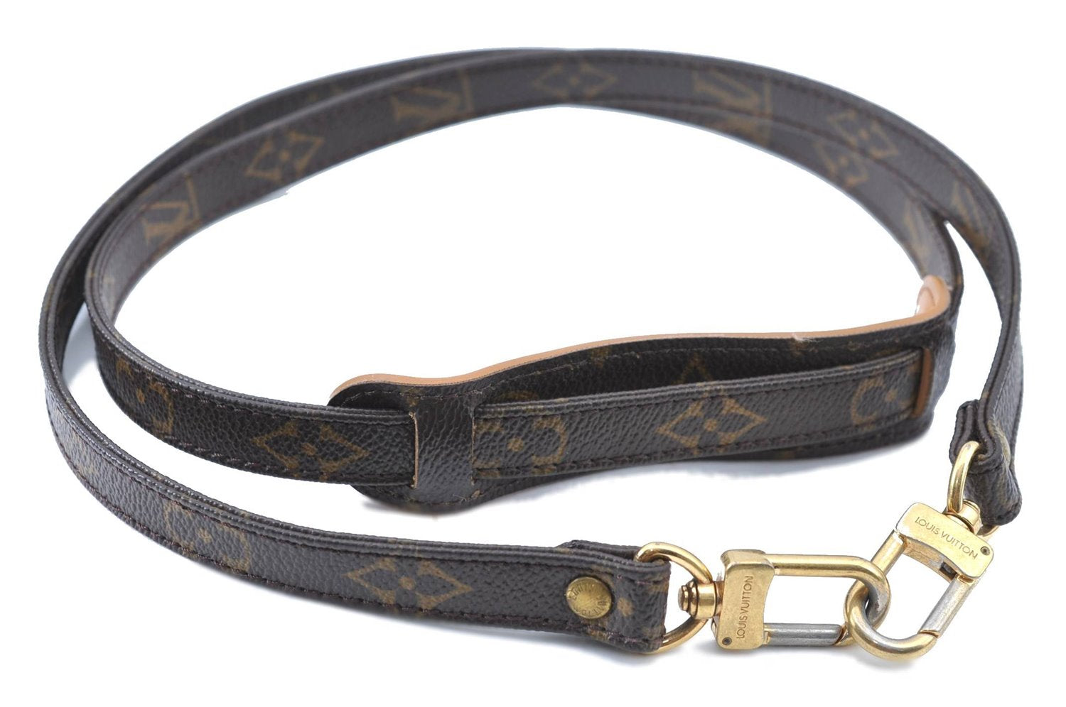 Authentic Louis Vuitton Monogram Brown Shoulder Strap 46.9