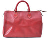 Authentic Louis Vuitton Epi Speedy 30 Hand Bag Red M43007 LV J0316