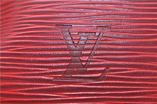 Authentic Louis Vuitton Epi Speedy 30 Hand Bag Red M43007 LV J0316