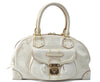 Authentic Louis Vuitton Suhali Superbe Hand Boston Bag White M91891 LV J0319