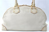 Authentic Louis Vuitton Suhali Superbe Hand Boston Bag White M91891 LV J0319