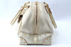 Authentic Louis Vuitton Suhali Superbe Hand Boston Bag White M91891 LV J0319