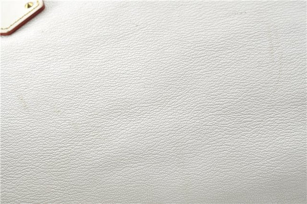 Authentic Louis Vuitton Suhali Superbe Hand Boston Bag White M91891 LV J0319