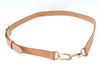 Authentic Louis Vuitton Leather Shoulder Strap Beige 33.3-40" LV J0320
