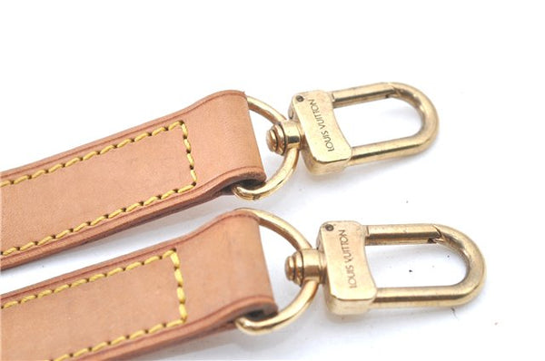 Authentic Louis Vuitton Leather Shoulder Strap Beige 33.3-40" LV J0320