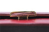 Authentic FENDI Chain Shoulder Cross Body Bag Purse Leather Red J0348