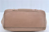 Authentic Chloe 3Way Shoulder Hand Tote Bag Leather Pink Beige J0361