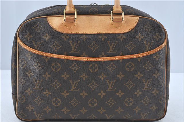 Authentic Louis Vuitton Monogram Deauville Hand Bag M47270 LV J0364