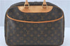 Authentic Louis Vuitton Monogram Deauville Hand Bag M47270 LV J0364