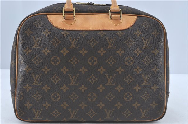 Authentic Louis Vuitton Monogram Deauville Hand Bag M47270 LV J0364