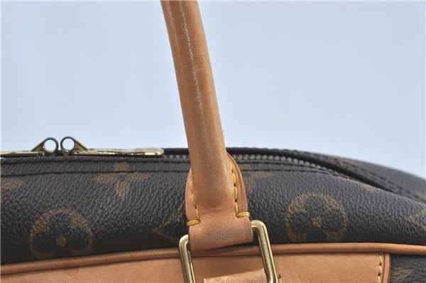 Authentic Louis Vuitton Monogram Deauville Hand Bag M47270 LV J0364