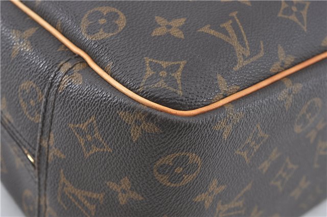 Authentic Louis Vuitton Monogram Deauville Hand Bag M47270 LV J0364
