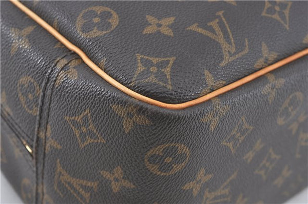 Authentic Louis Vuitton Monogram Deauville Hand Bag M47270 LV J0364