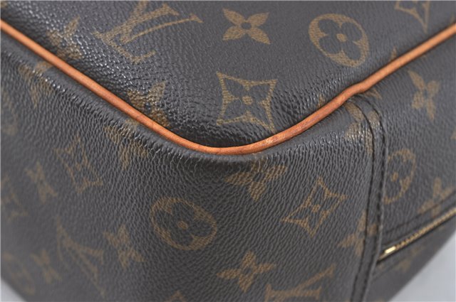 Authentic Louis Vuitton Monogram Deauville Hand Bag M47270 LV J0364