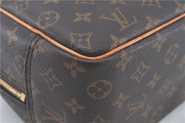 Authentic Louis Vuitton Monogram Deauville Hand Bag M47270 LV J0364