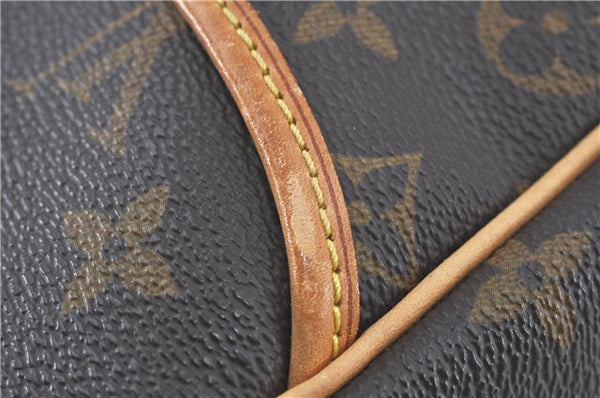 Authentic Louis Vuitton Monogram Deauville Hand Bag M47270 LV J0364