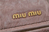 Authentic MIU MIU Leather 2Way Shoulder Hand Bag RT0439 Pink J0367