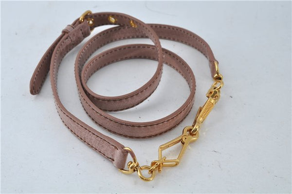 Authentic MIU MIU Leather 2Way Shoulder Hand Bag RT0439 Pink J0367