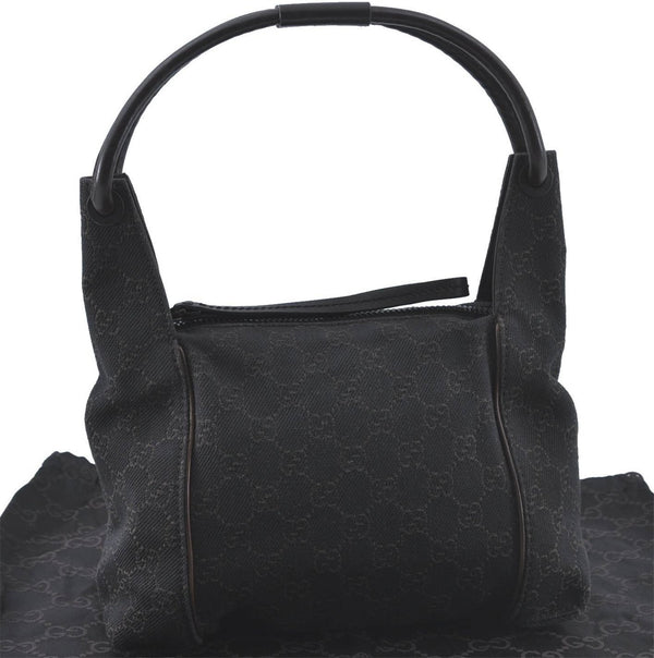 Authentic GUCCI Shoulder Hand Bag Purse GG Canvas Leather 101333 Brown J0369