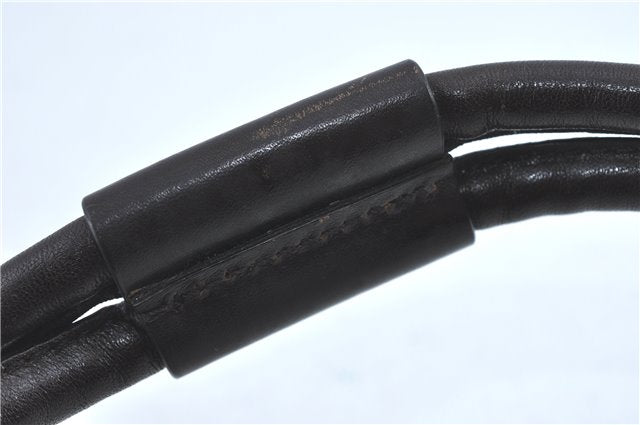 Authentic GUCCI Shoulder Hand Bag Purse GG Canvas Leather 101333 Brown J0369