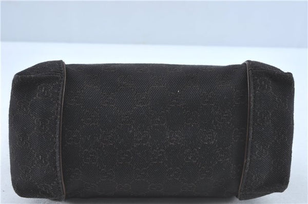 Authentic GUCCI Shoulder Hand Bag Purse GG Canvas Leather 101333 Brown J0369