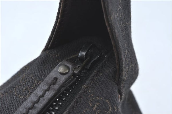 Authentic GUCCI Shoulder Hand Bag Purse GG Canvas Leather 101333 Brown J0369