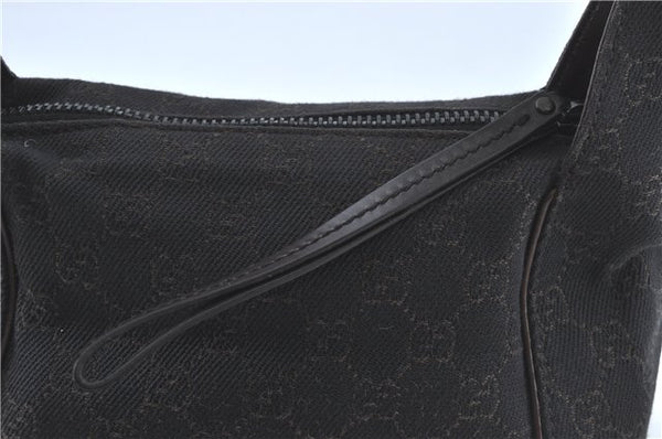 Authentic GUCCI Shoulder Hand Bag Purse GG Canvas Leather 101333 Brown J0369