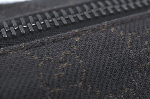 Authentic GUCCI Shoulder Hand Bag Purse GG Canvas Leather 101333 Brown J0369